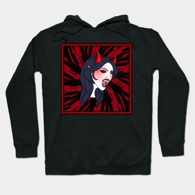 Vampire Demon Hoodie by Muganne Creates